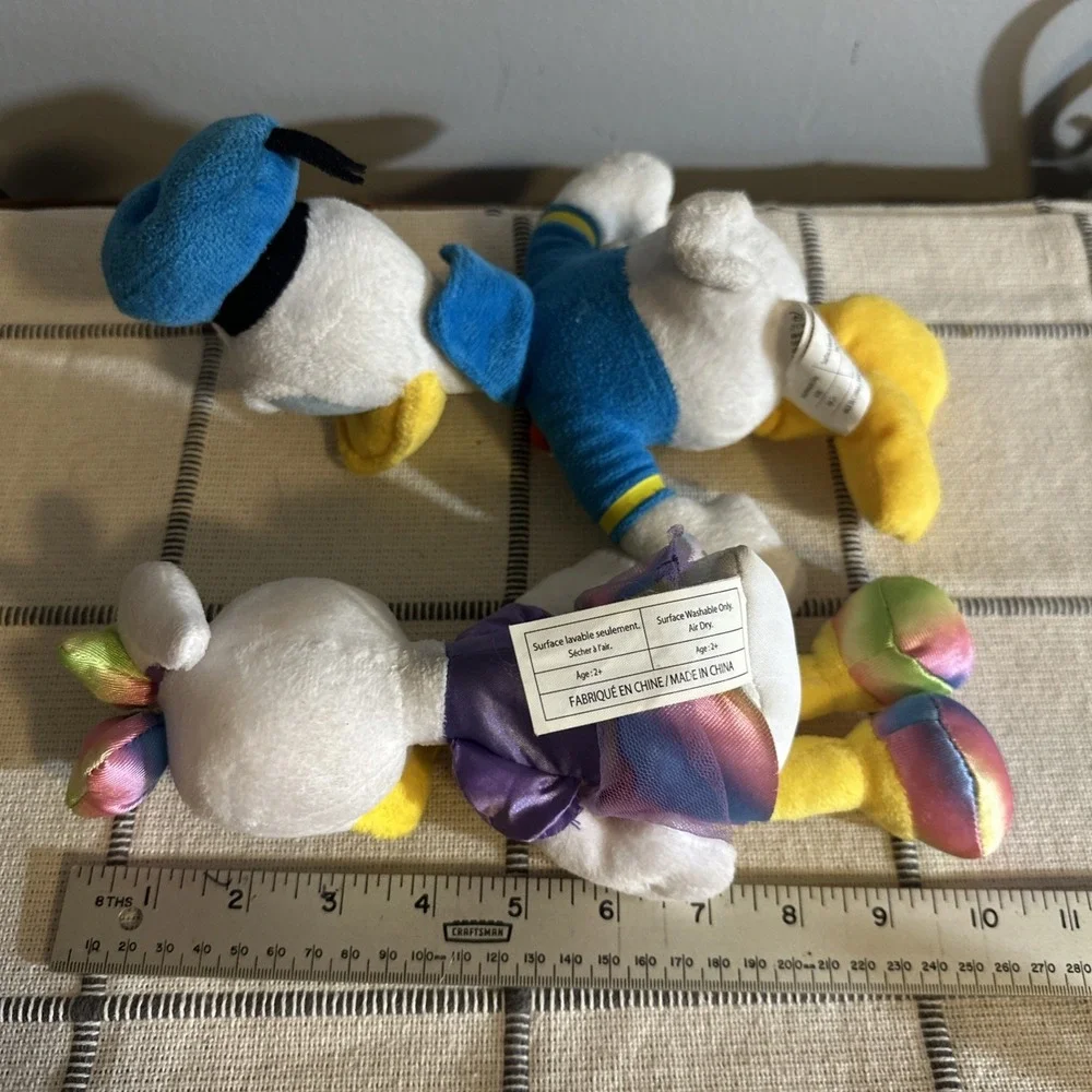 Daisy Duck and‎ Donald Duck plush set Disney 10 inch Stuffed Animals